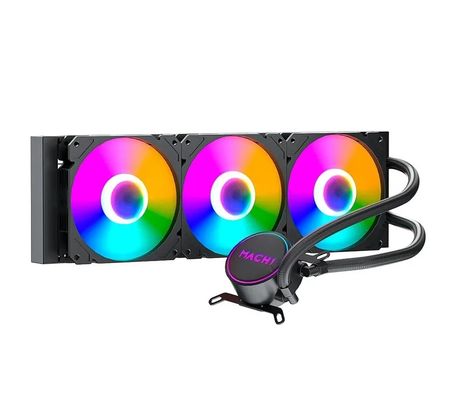 Water Cooler MACH1 Logic, RGB, 360mm, AMD e Intel, Preto - GK360