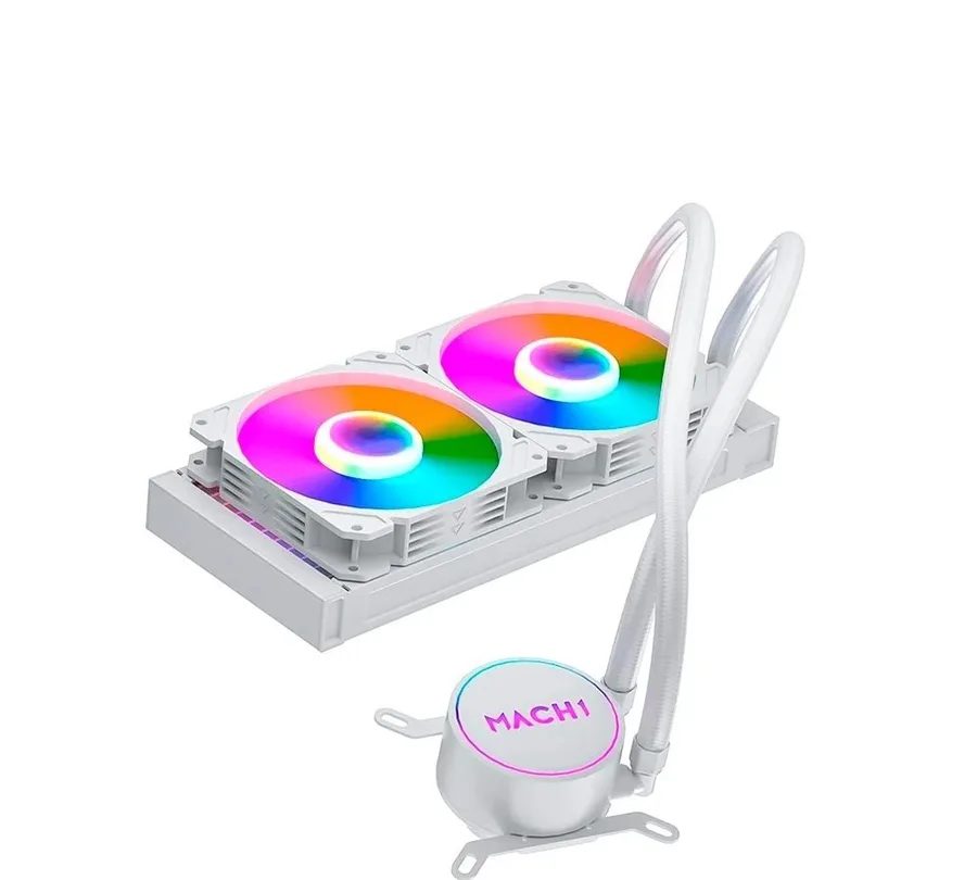 Water Cooler MACH1 Logic, RGB, 240mm, AMD e Intel, Branco - GK240W