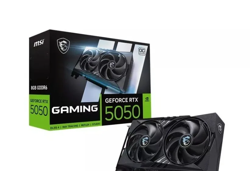 Shopee - Placa de Vídeo MSI NVIDIA GeForce RTX 5050 GAMING OC 8G 912-V538-009