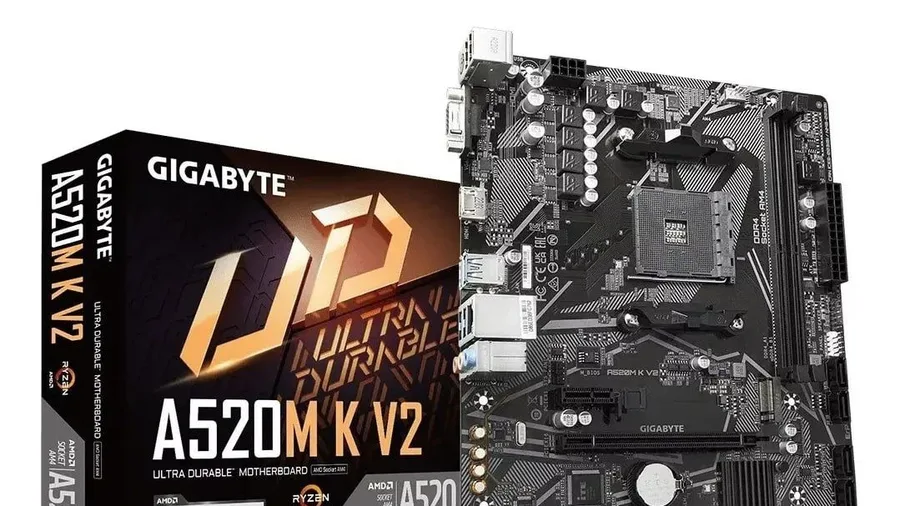 MercadoLivre - Placa Mãe A520M K V2 AMD AM4 MATX DDR4 Gigabyte Cor Preto