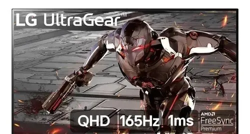 MercadoLivre - LG UltraGear Monitor Gamer 32 VA 165Hz 1ms MBR QHD 2K 2560x1440 HDR10 AMD FreeSync, Preto 32GN600