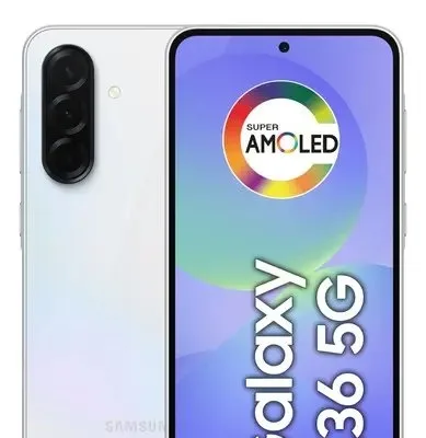 Smartphone Samsung Galaxy A36 5G 128GB 6GB RAM Câmera Tripla de até 50MP Selfie de 12MP IP67 Super AMOLED 6.7 NFC Recursos AI Android e Segurança Snapdragon - Branco