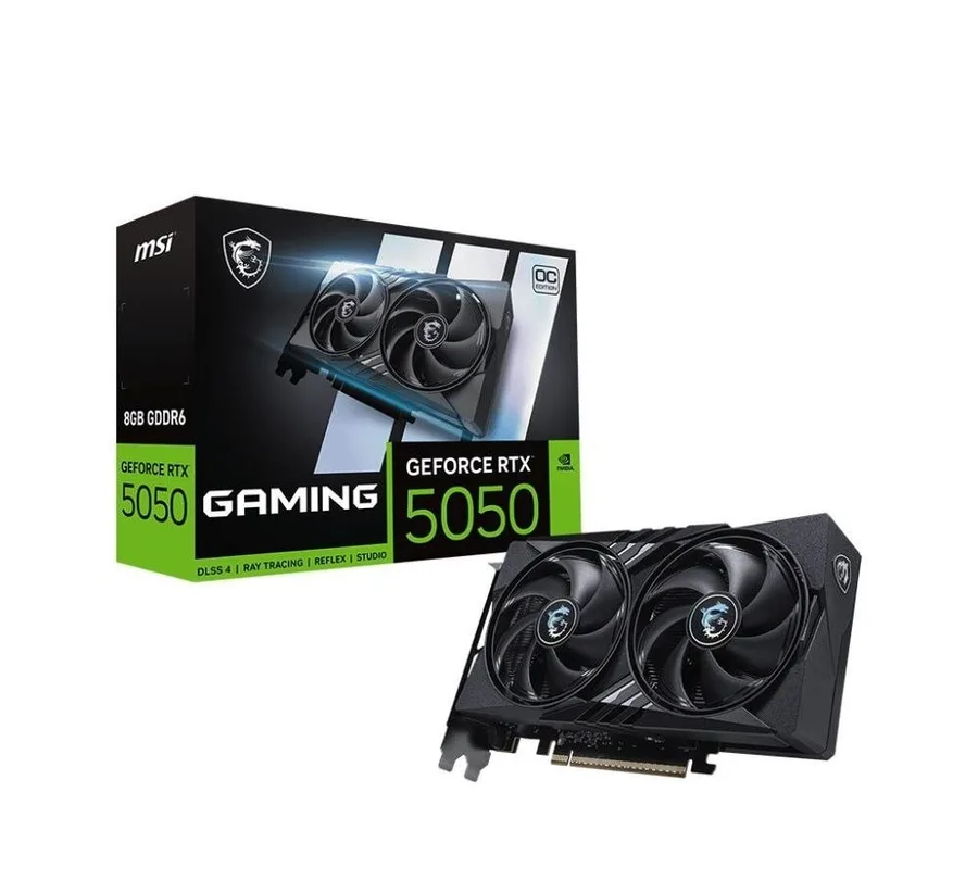 Placa de Vídeo MSI NVIDIA GeForce RTX 5050 GAMING OC 8G 912-V538-009