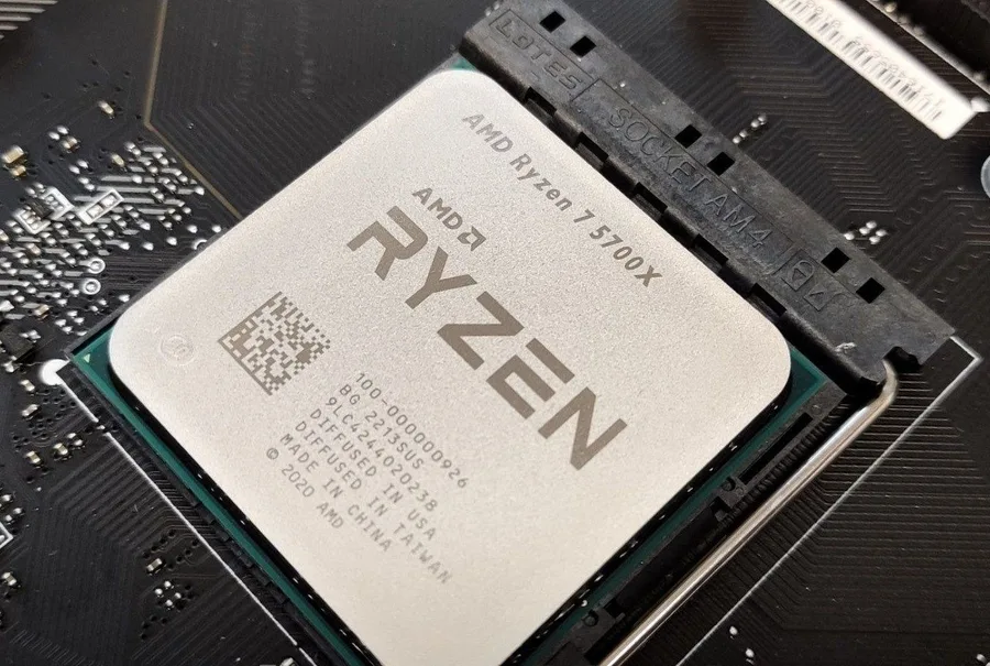 INTERNACIONAL Processador AMD Ryzen 7 5700X, 3,4 GHz, 8 núcleos, 16 threads, cache de 32 MB, soquete AM4, OEM sem cooler
