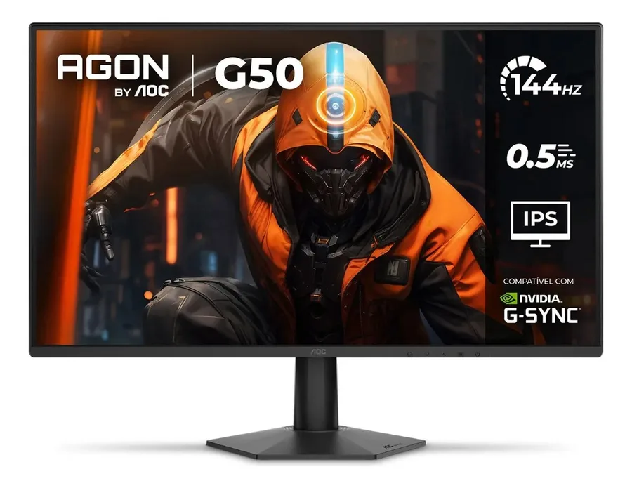 Monitor Gamer AOC AGON G50 27 144Hz 0,5ms IPS HDR10 G-SYNC 27G50F