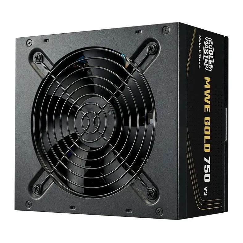 750w Fonte Cooler Master Mwe Gold 750 V3 Atx 3.1 80 Plus Gold