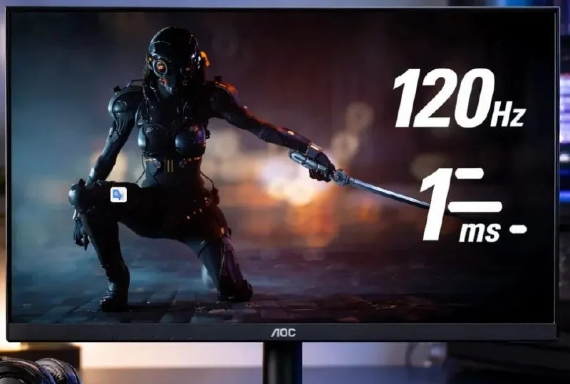 Monitor gamer Aoc Série B30 21.5 Full Hd Gaming 120hz 1ms 22b30hm23 cor preto