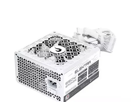 Fonte Gamer Rise Mode Elektra 650W 80 Plus Bronze PFC Ativo Branco - RM-PSU-ELK-650-W
