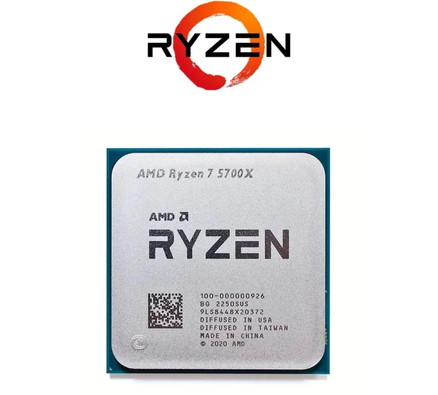 5700x Processador Ryzen 7 5700x 3.4ghz 4.6ghz Max - Novo SBox