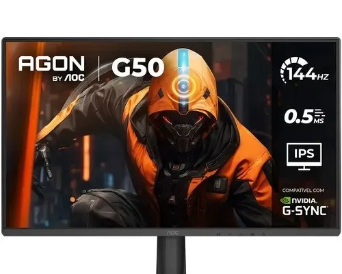 Monitor Gamer AOC Agon G50 24 144hz 0,5ms 24g50f Preto