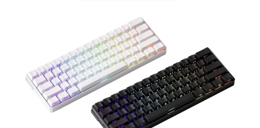 Teclado Magnético Akko Fun60 Pro He, Rgb, 8000Hz, Gatilho rápido 0.001