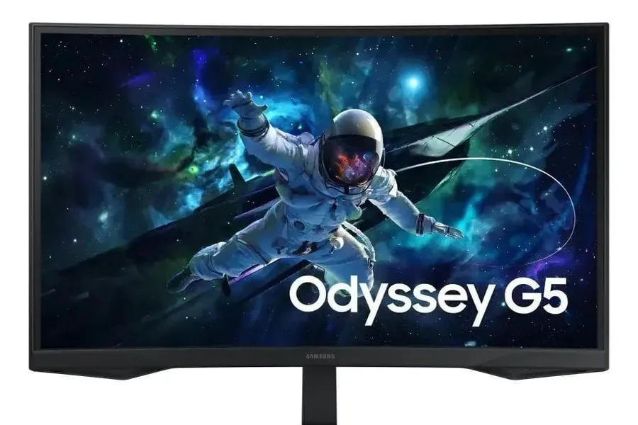 Monitor Gamer Samsung Odyssey G5, 27, Qhd, 165hz Cor Preto