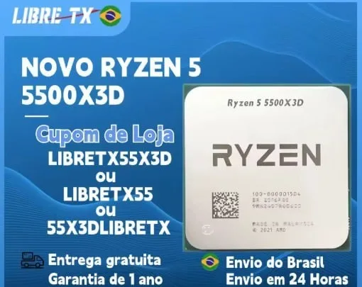 Processador Ryzen 5 5500X3D