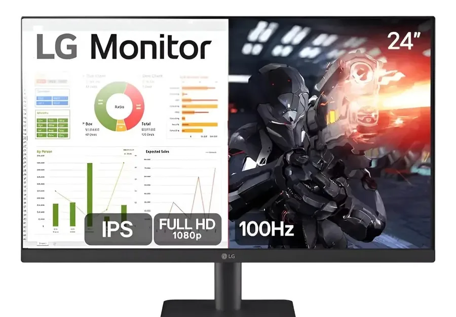 Monitor LG Gamer 24 24ms500-b IPS Fhd 100hz Anti-reflexo Pr