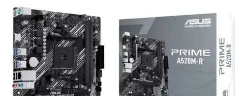 Placa Mãe Asus Prime A520m-r Am4 Ddr4 Micro-atx