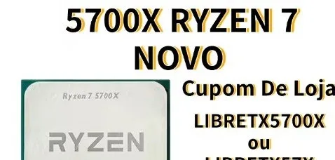 Processador AMD AM4 Ryzen 7 5700x novo