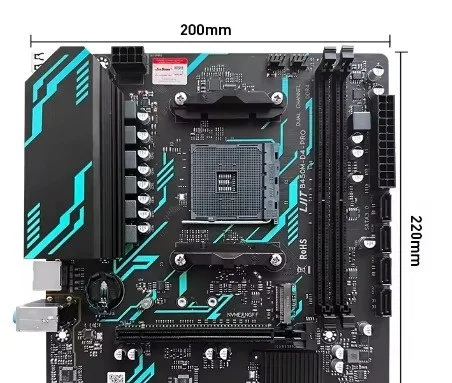 Placa mãe B450M Jieshuo D4 PRO
