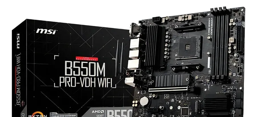 Placa Mae Msi B550m Pro-vdh Wifi Ddr4 Socket Am4 Cor Preto