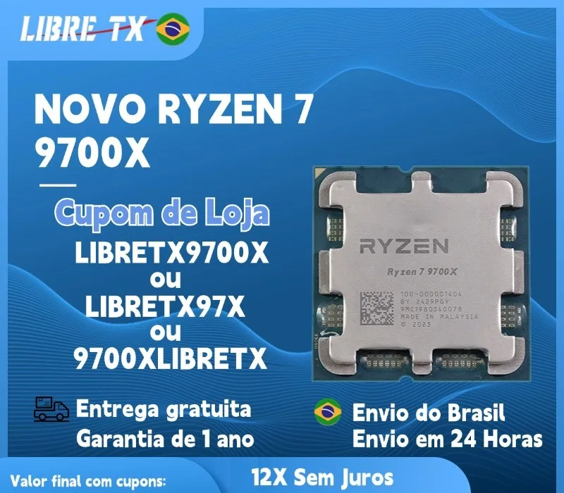 Ryzen 7 9700X Novo
