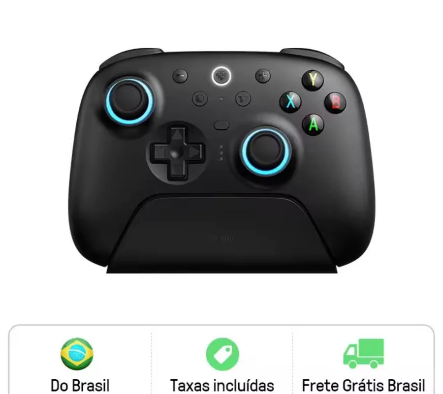 Controle 8BitDo Sem Fio Ultimate 2 TMR