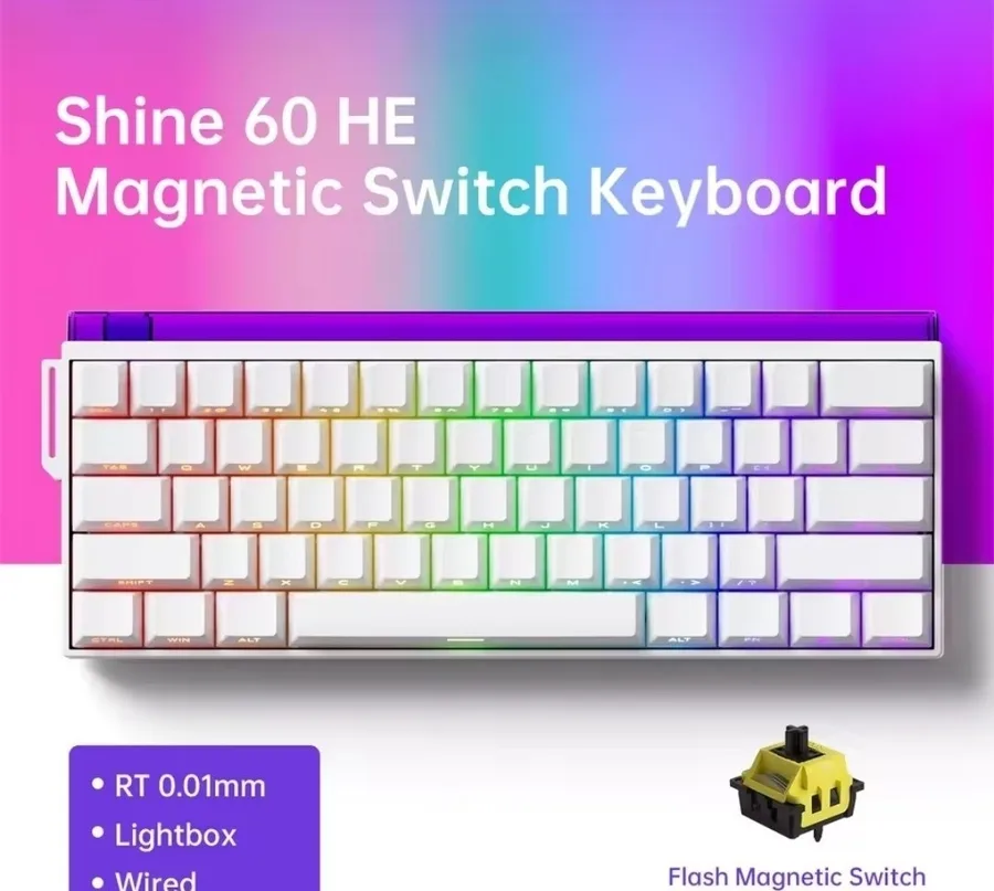 Teclado Magnético Shine60 HE