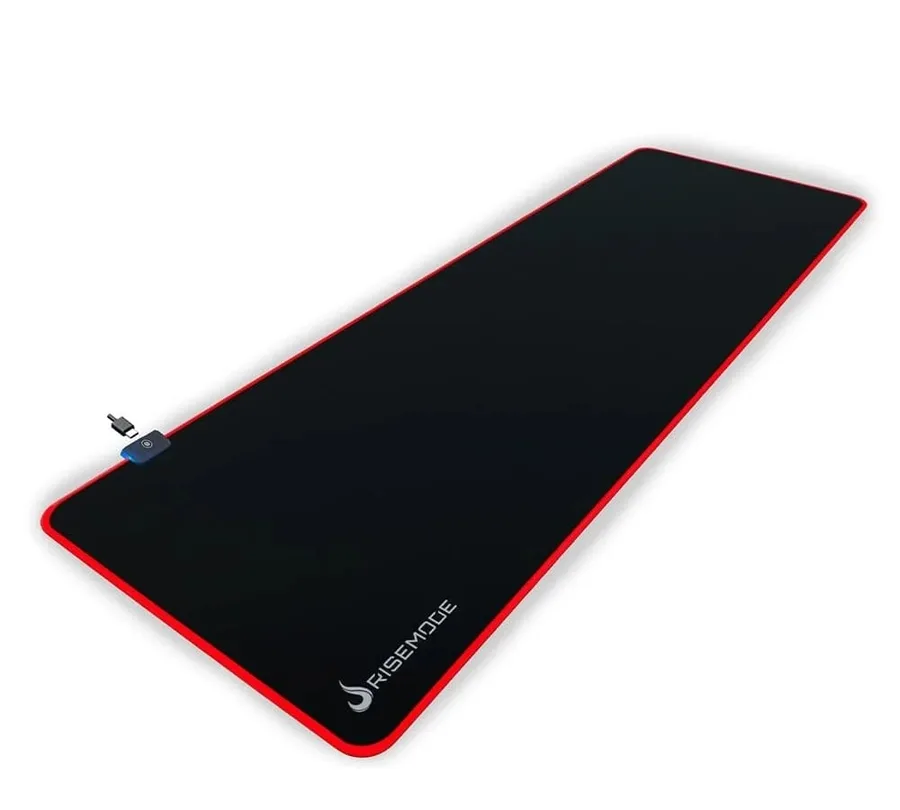 Mousepad Gamer Rise Mode RGB, Estendido 900x300mm, Preto - RM-MP-07-RGB