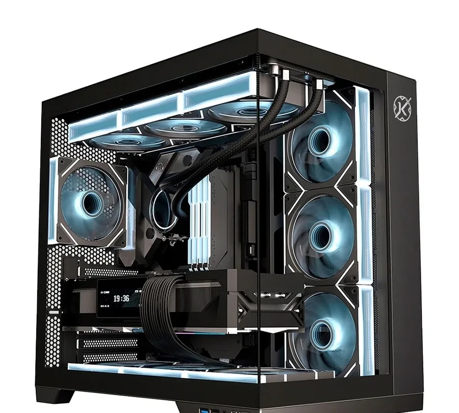 Gabinete Gamer Kalkan Asgard, Mid Tower, ATX, Lateral em Vidro Temperado, Preto - KLK00040