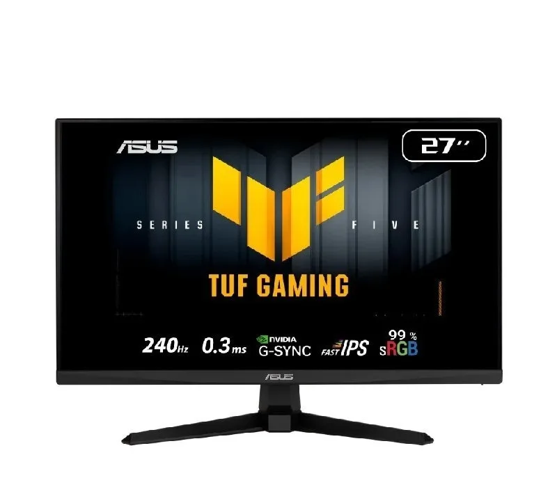 Monitor Gamer ASUS TUF 27, Full HD, 240Hz, 0.3ms, Fast IPS, VRR, G-Sync Comp, FreeSync Premium, HDR10, Som Integrado, Preto - VG279QM5A