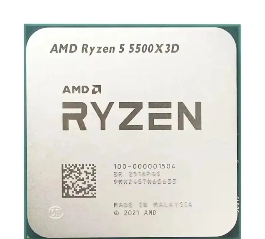 AMD Ryzen 5 5500X3D, 4.0GHz Max Turbo, Cache 96MB, AM4, Novo SBox