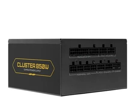 Fonte Pichau Cluster, 850W, PCIe 5.0, Full Modular, 80 Plus Gold, Preto, PG-CL850-BK01