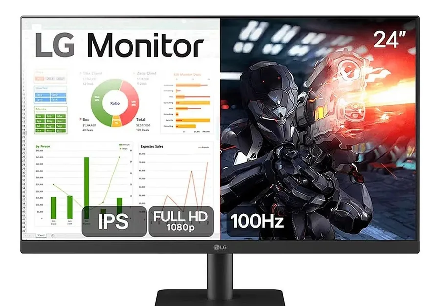 Monitor Gamer LG 24MS500-B 24ms Ips Fullhd 100hz Ajuste de Inclinação