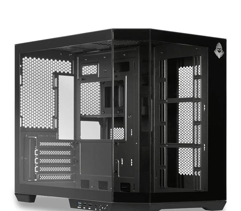 Gabinete Gamer Aquário Mancer CV700L, Mid Tower, Lateral De Vidro, Preto, MCR-CV700L-BK