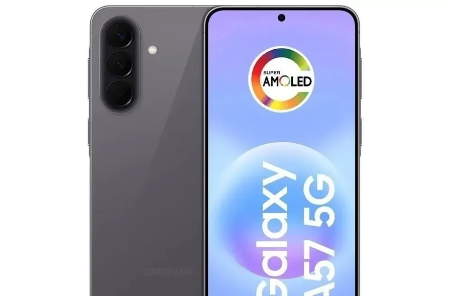 Smartphone Samsung Galaxy A57 128GB 5G 8GB RAM Cinza 6,7 Câm Tripla  Selfie 12MP