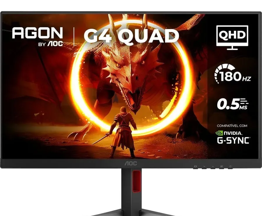 Monitor Gamer Aoc Agon Quad 27 - Q27g4f Preto
