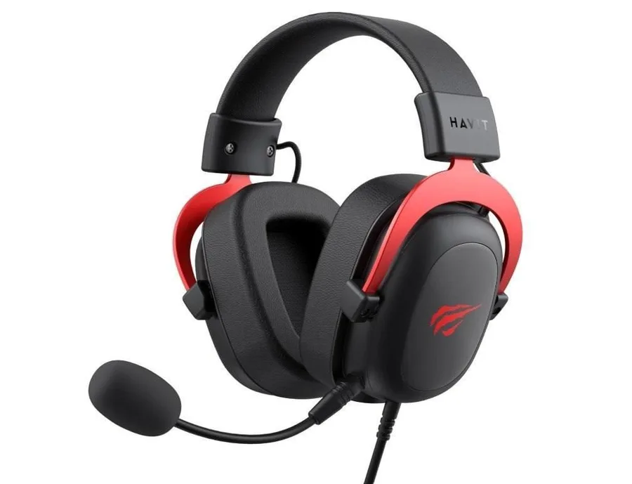 Headphone Fone de Ouvido Havit H2002d Black Red