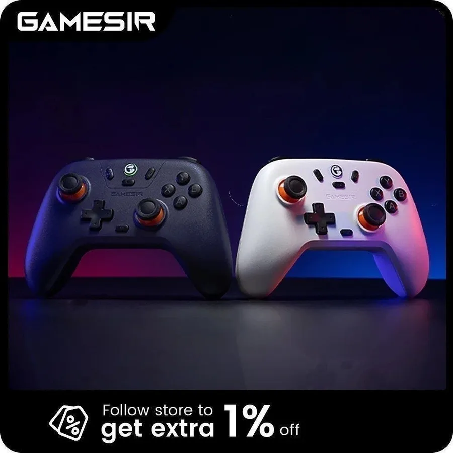 Controle Sem Fio Gamesir T4 Nova Lite, Hall Effect preto