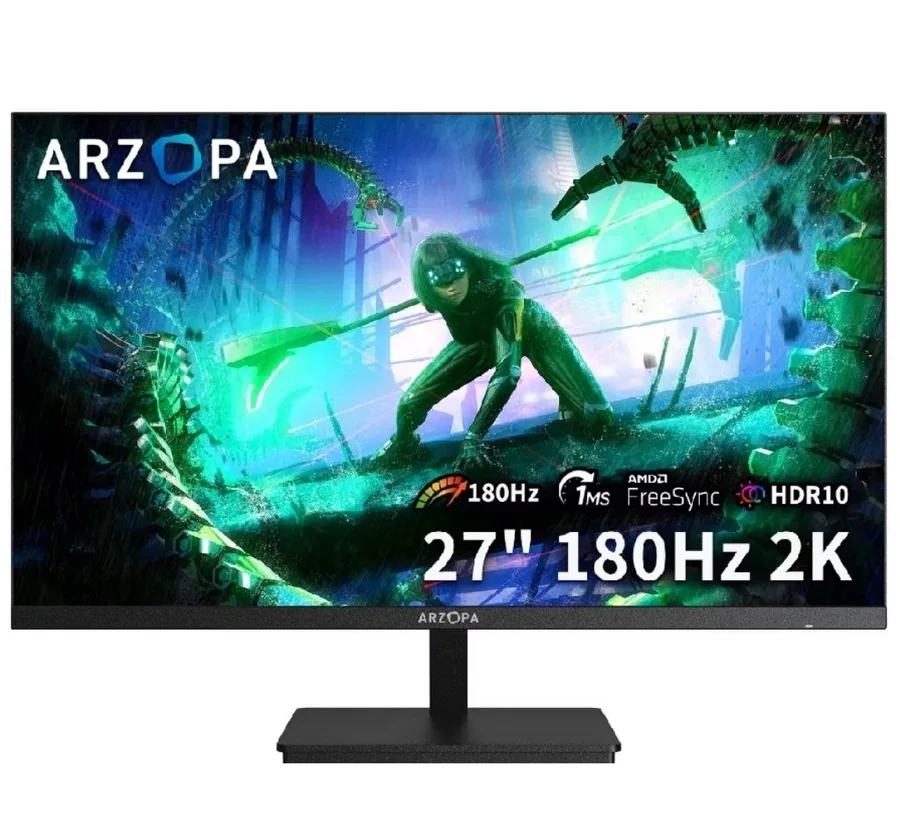 Monitor Gamer ARZOPA M1RC, 27 2K QHD 180Hz IPS, 1ms, 115 sRGB, USB-C, HDMI