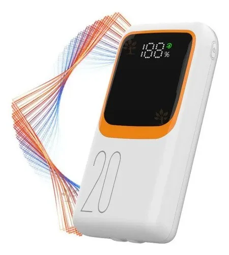 Carregador Portátil Powerbank Turbo Rápido 20000mah C Cabos