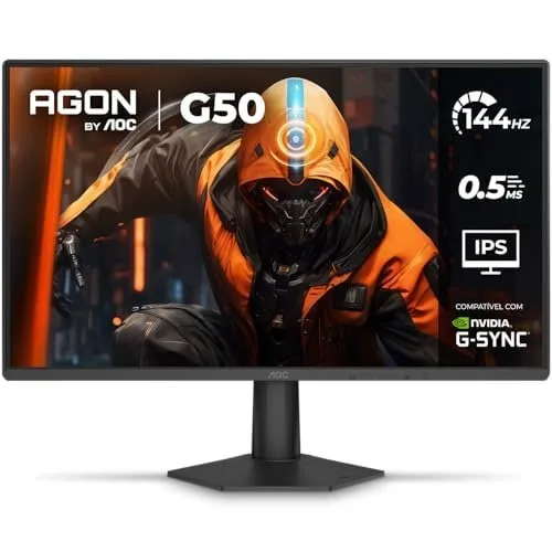Monitor Gamer AOC AGON G50 27 144Hz 0,5ms IPS HDR10 G-SYNC 27G50F