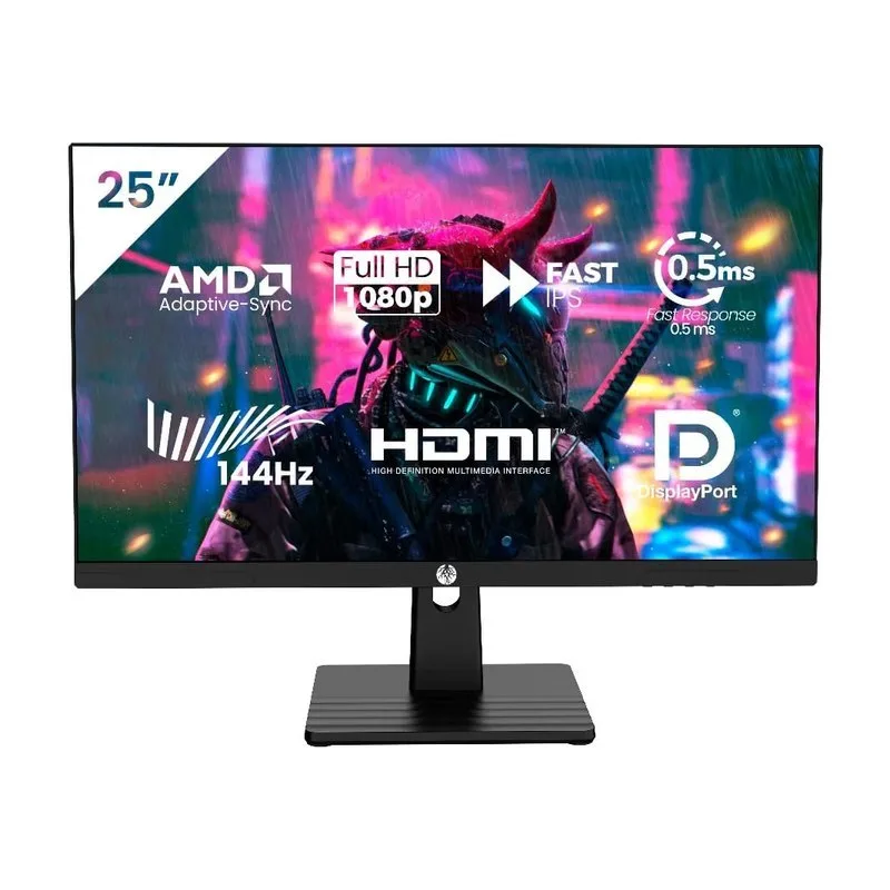 Haiz Monitor Gamer 25 144hz 0.5ms 1920x1080 Adaptative Sync FHD HDMIDP IPS VESA