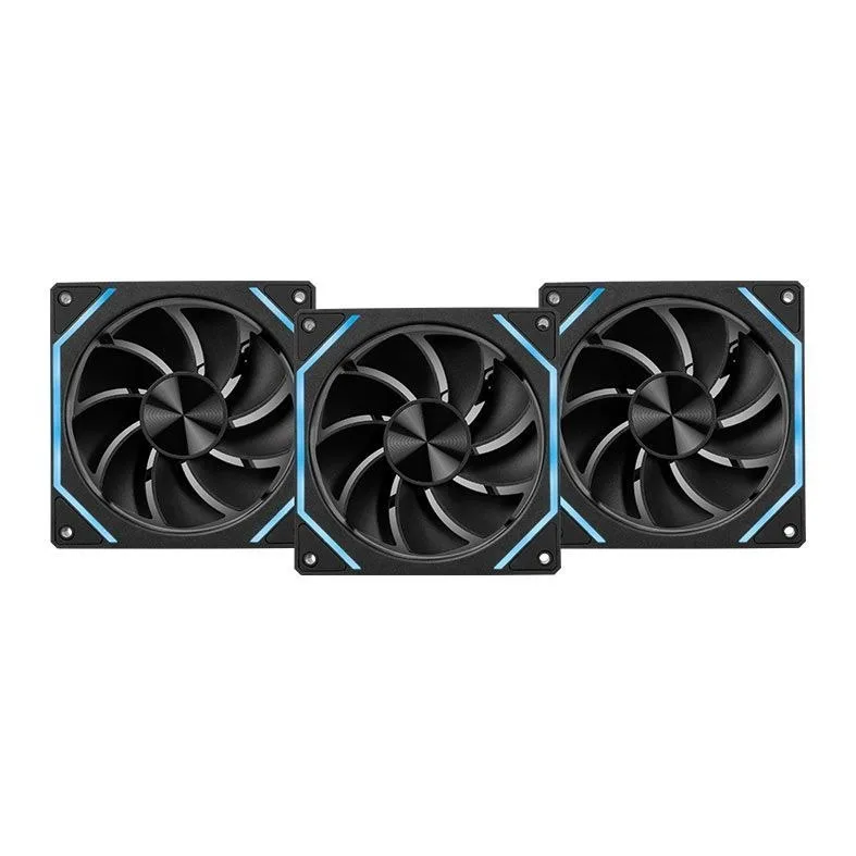 Kit Ventoinhas Pichau Ventus NX Reverse, ARGB, 3x120mm, Preto, PCH-VTNXR3-BK01