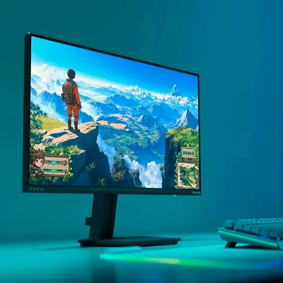 Monitor Gamer Phillips 24 Evnia Ips 144hz 0.5ms Wide Fullhd Preto 127220v