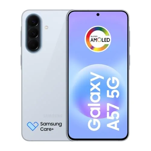 Celular Samsung Galaxy A57 5G 128GB, 8GB RAM, Recursos AI Azul Claro