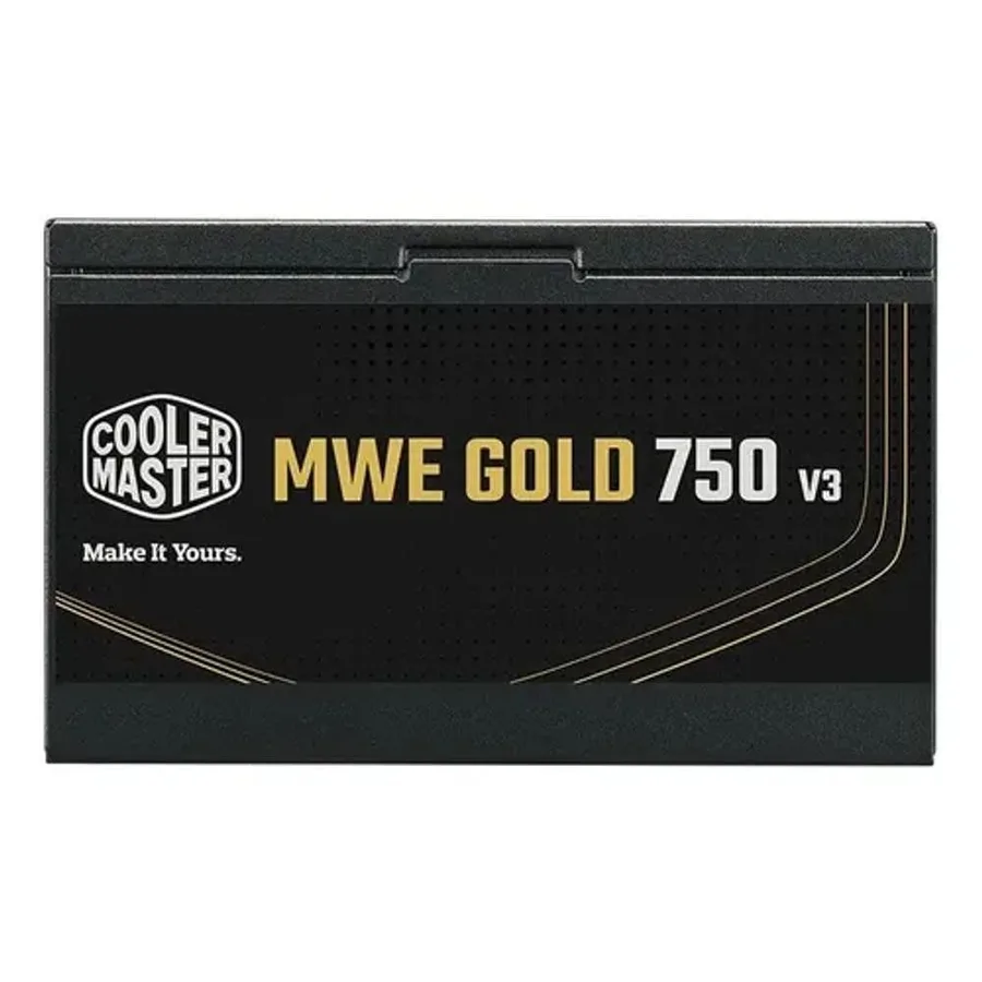 Fonte Cooler Master ATX 3.1 750W MWE Gold 750 V3 PFC Ativo 80 Plus Gold SemCabo
