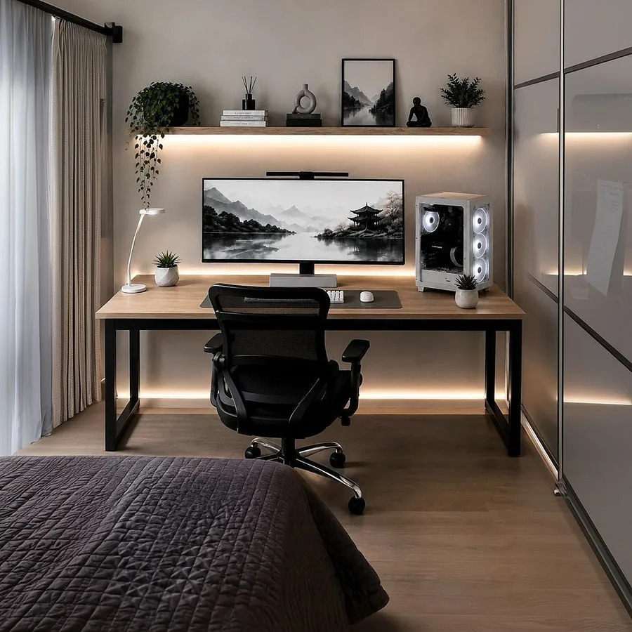 Mesa Escritório Industrial 150x60 Estrutura Ferro Reforçado Home Office