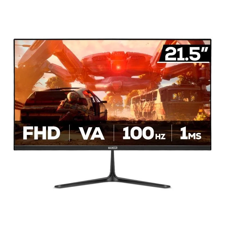 Monitor Gamer Mancer Horizon Z2S, 21.5 Pol, VA, FHD, 1ms, 100Hz, HDMIVGA, MCR-HZN21S-BL3