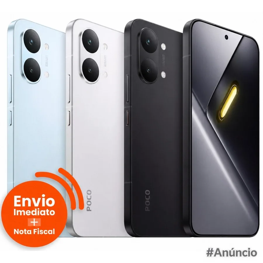 Celuar Xiaomi Poco X8 Pro 512GB  256GB 5G NFC Versão Global Original e Envio Imediato Com NF