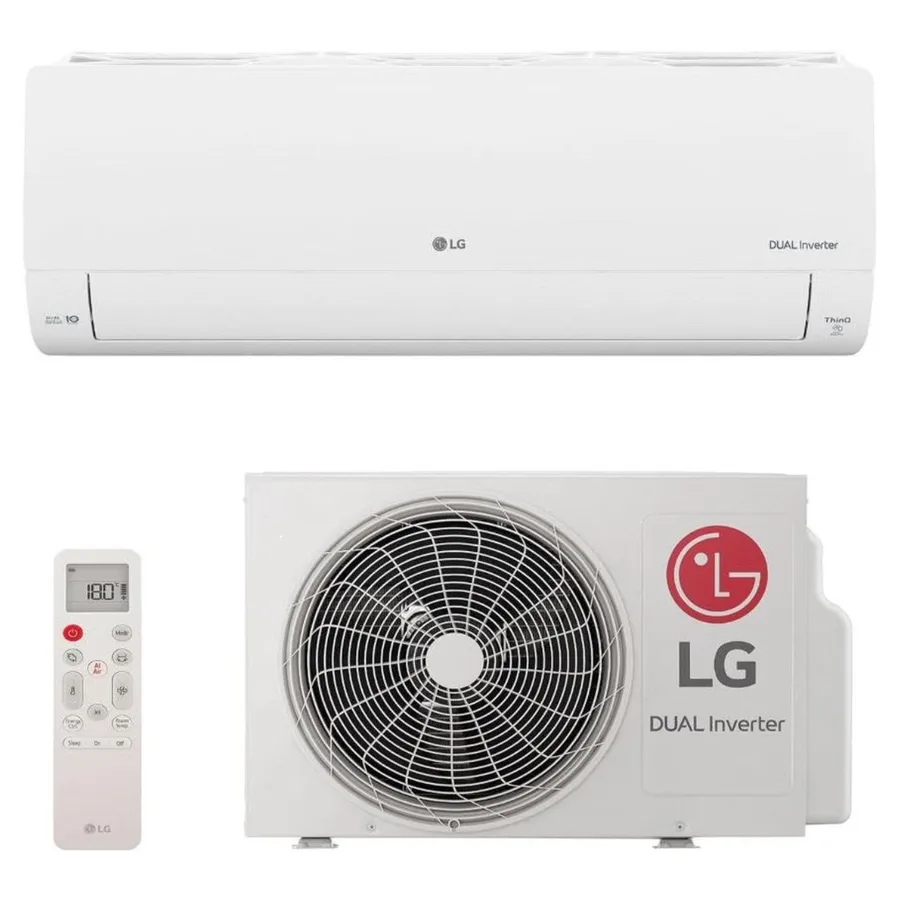 AR CONDICIONADO SPLIT LG DUAL VOICE 9000 BTUS FRIO 220V WIFI
