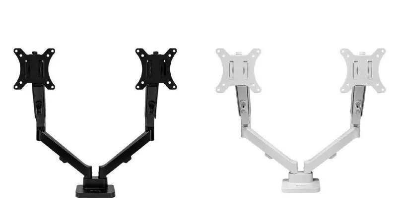 Suporte Articulado Para 2 Monitores 13 a 32 Pistão a Gás Zinnia Nimbo 210 Preto,ZNO-ZNNBO210-BK01-V2