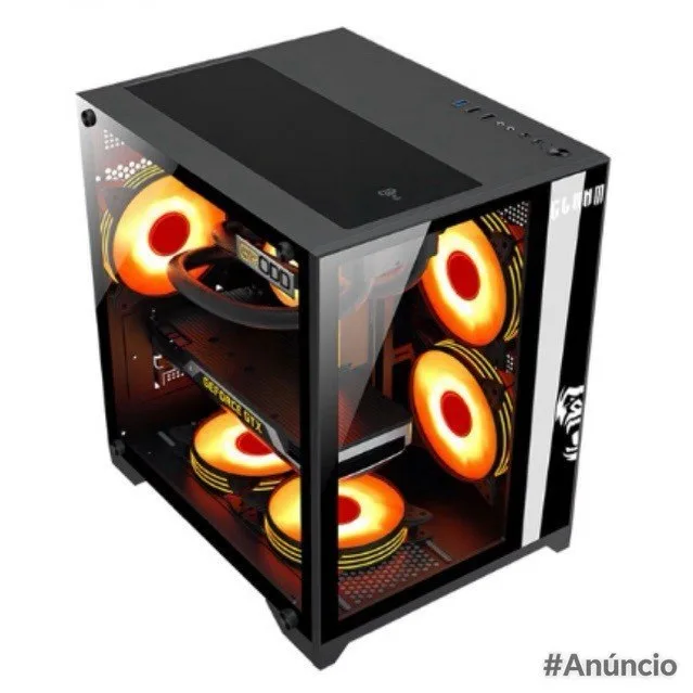 Gabinete Gamer Para Placa Micro Atx E Mini Itx Tipo Aquario